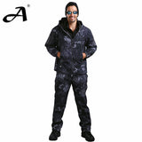 Outdoor camouflage military uniform, winter thermal fleece tactical clothes for hunting and fishing, U.s. army military clothing - Urban Vault