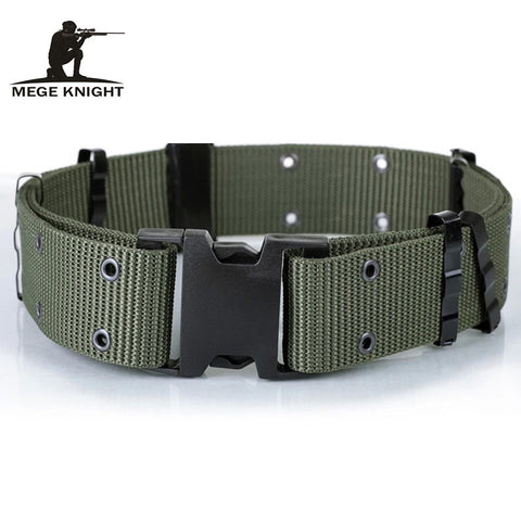 Military Field Tactical Accessories Tactical for military uniforms Belt Military Equipment Strengthening Black Canvas - Urban Vault