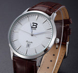 Switzerland Wristwatches BINGER business sport men quartz watches sapphire leather strap Water Resistance BG-0392 luxury brand - Urban Vault
