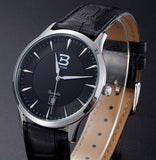 Switzerland Wristwatches BINGER business sport men quartz watches sapphire leather strap Water Resistance BG-0392 luxury brand - Urban Vault