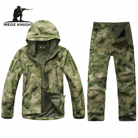 Outdoor camouflage military uniform, winter thermal fleece tactical clothes for hunting and fishing, U.s. army military clothing - Urban Vault
