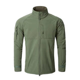 MEGE Men Fashion Military Hunt windcheater Jacket Tactical Sharkskin Softshell Standcollar Fleece coats Army Camouflage Clothing - Urban Vault