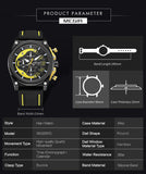Creative MEGIR Race Chronograph Sport Watch Men Silicone Army Military Wrist Watches Clock Men Top Brand Luxury Relogio Masculino - Urban Vault