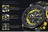 Creative MEGIR Race Chronograph Sport Watch Men Silicone Army Military Wrist Watches Clock Men Top Brand Luxury Relogio Masculino - Urban Vault