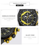 Creative MEGIR Race Chronograph Sport Watch Men Silicone Army Military Wrist Watches Clock Men Top Brand Luxury Relogio Masculino - Urban Vault