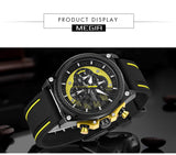 Creative MEGIR Race Chronograph Sport Watch Men Silicone Army Military Wrist Watches Clock Men Top Brand Luxury Relogio Masculino - Urban Vault