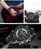 Creative MEGIR Race Chronograph Sport Watch Men Silicone Army Military Wrist Watches Clock Men Top Brand Luxury Relogio Masculino - Urban Vault