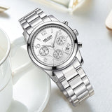 MEGIR Elegant Chronograph Women Watches Relogio Feminino Luxury Brand Ladies Sport Wrist Watch Clock Girl Lovers Wristwatches Hour xfcs - Urban Vault