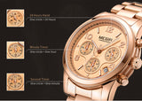 MEGIR Elegant Chronograph Women Watches Relogio Feminino Luxury Brand Ladies Sport Wrist Watch Clock Girl Lovers Wristwatches Hour xfcs - Urban Vault