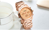 MEGIR Elegant Chronograph Women Watches Relogio Feminino Luxury Brand Ladies Sport Wrist Watch Clock Girl Lovers Wristwatches Hour xfcs - Urban Vault