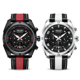 MEGIR Endurance Chronograph Sport Watch Men Quartz Wristwatches Clock Fashion Leather Army Military Watches Hour Time Relogio Masculino - Urban Vault
