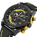 Creative MEGIR Race Chronograph Sport Watch Men Silicone Army Military Wrist Watches Clock Men Top Brand Luxury Relogio Masculino - Urban Vault