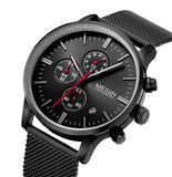 MEGIR Harvard Watch Men Stainless Steel Quartz Men Watches Chronograph Watch Clock Men Relogio Masculino for Male Students Relogios - Urban Vault